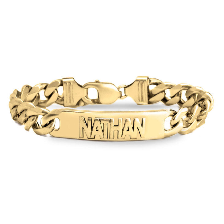 Cuban Link Name Bracelet