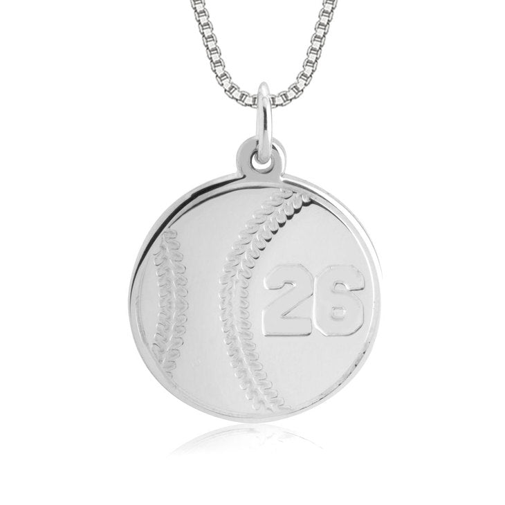 BASEBALL NUMBER NECKLACE