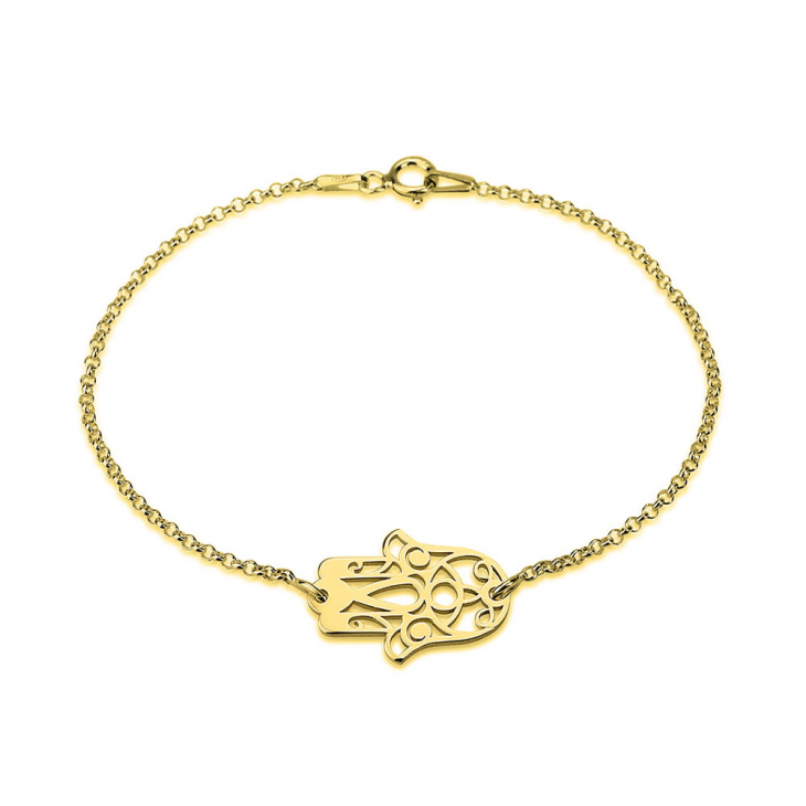 HAMSA HAND (HAND OF FATIMA) BRACELET