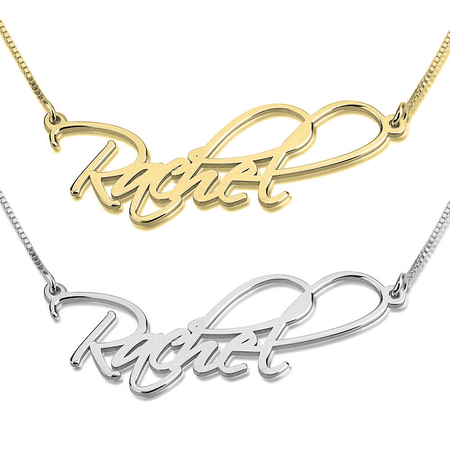 SCRIPT LETTERING NAME NECKLACE