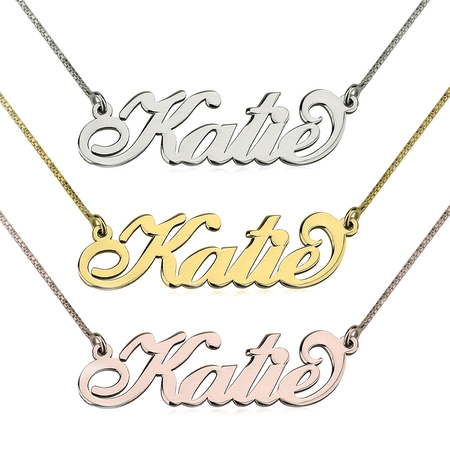 CELEB STYLE NAME NECKLACE