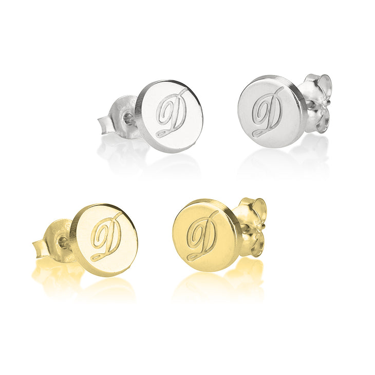 INITIAL STUD EARRINGS