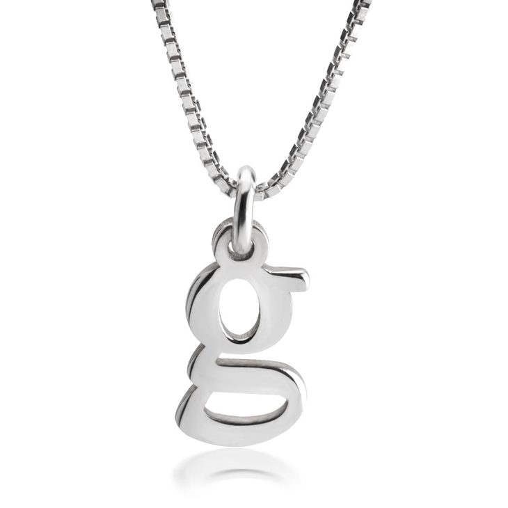 LOWERCASE LETTER NECKLACE