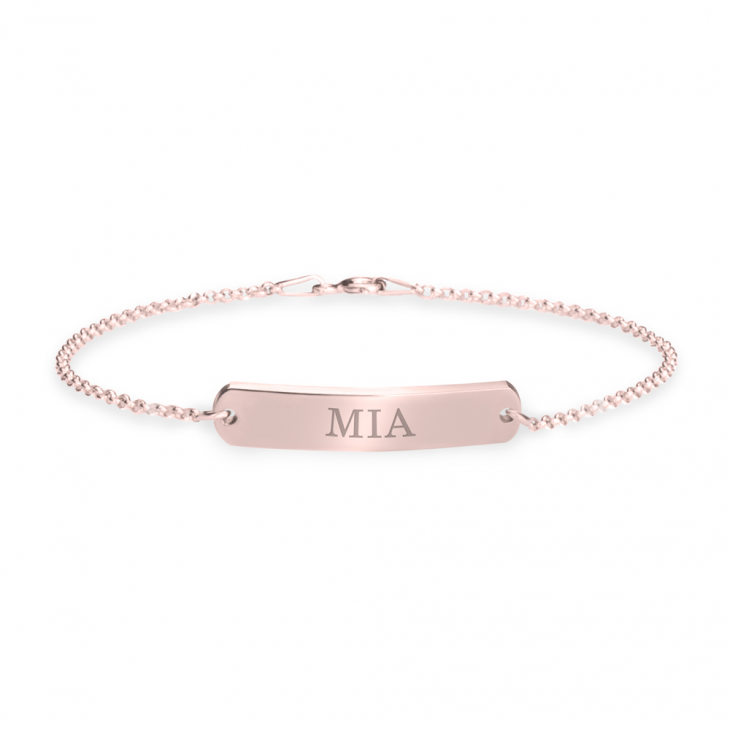 ENGRAVED BAR BRACELET