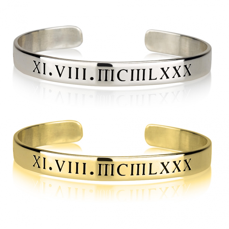 ROMAN NUMERAL CUFF