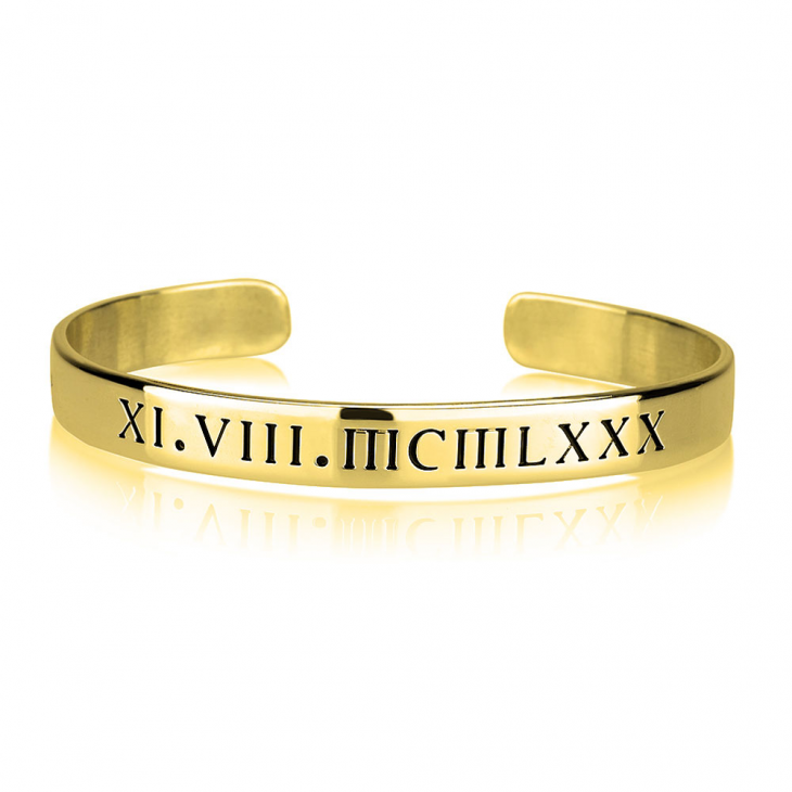 ROMAN NUMERAL CUFF