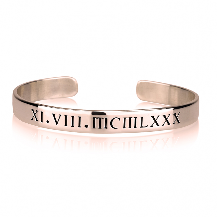 ROMAN NUMERAL CUFF