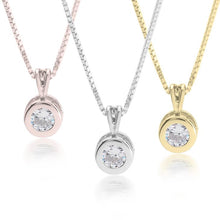 Load image into Gallery viewer, CZ SOLITAIRE NECKLACE