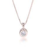 CZ SOLITAIRE NECKLACE