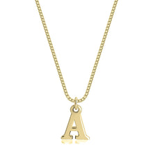 Load image into Gallery viewer, CAPITAL LETTER INITIAL NECKLACE