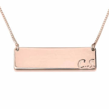 INITIALS BAR NAMEPLATE