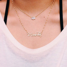 Load image into Gallery viewer, SCRIPT LETTERING NAME NECKLACE