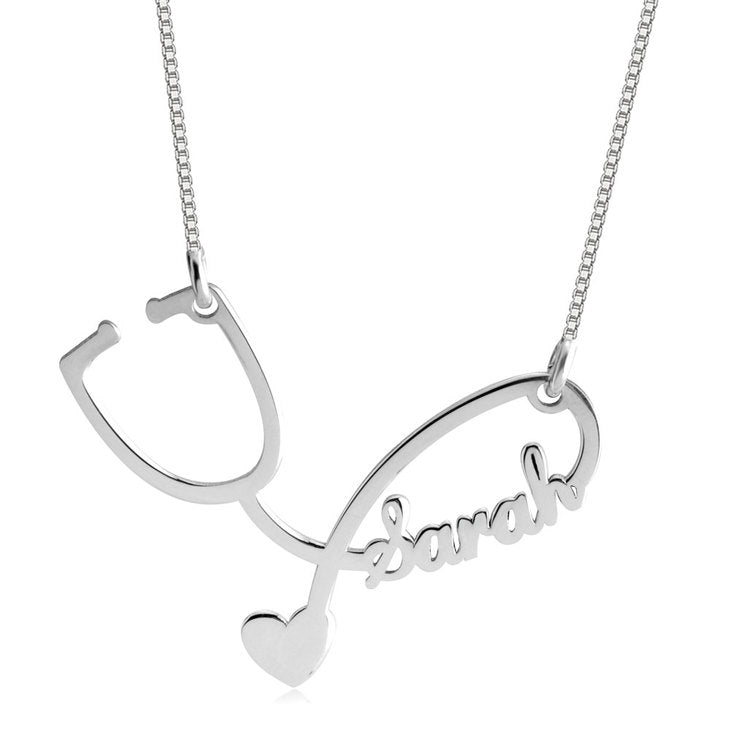 STETHOSCOPE NAME NECKLACE