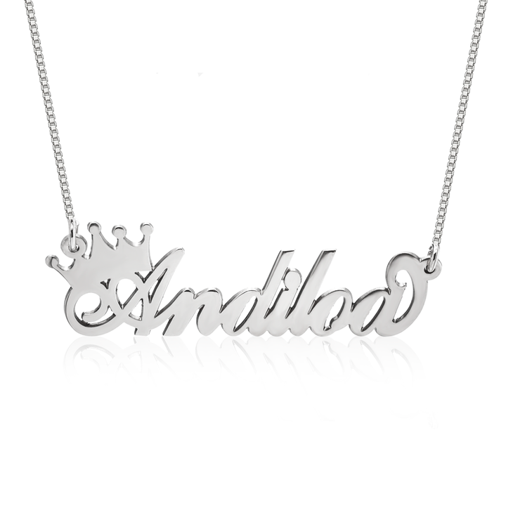 CROWN NAME NECKLACE