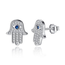 Load image into Gallery viewer, HAMSA HAND EARRINGS