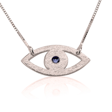 Load image into Gallery viewer, EVIL EYE NECKLACE W/ BIRTHSTONE