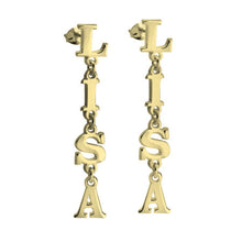 Load image into Gallery viewer, NAME CHAIN EARRINGS