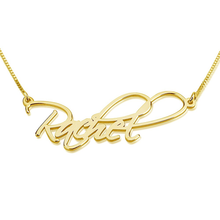 Load image into Gallery viewer, SCRIPT LETTERING NAME NECKLACE