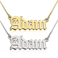 Load image into Gallery viewer, OLD ENGLISH STYLE NAME NECKLACE