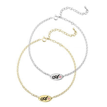 Load image into Gallery viewer, ENGRAVED INITIAL W/ BIRTHSTONE ANKLET
