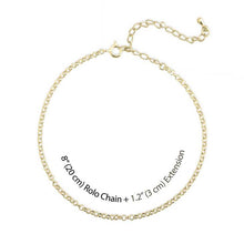 Load image into Gallery viewer, ENGRAVED INITIAL ANKLET
