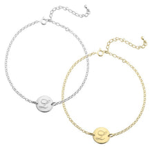 Load image into Gallery viewer, ENGRAVED INITIAL ANKLET