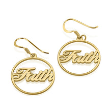 Load image into Gallery viewer, NAME HOOP EARRINGS
