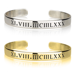 ROMAN NUMERAL CUFF