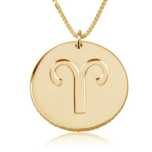 Load image into Gallery viewer, ZODIAC COIN NECKLACE